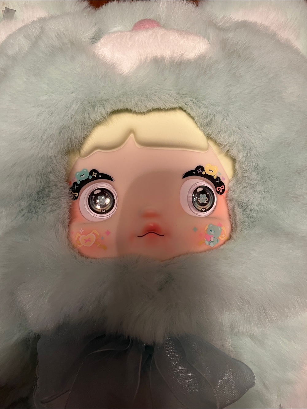 Hi Toy x Nommi 400% Good Night Bear Series Interactive Plush 13”- Star - Picture 2 of 16